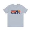 Retro Ouray, Colorado T-shirt, Mountain Tee, Vintage Ouray Unisex Jersey Shirt, Outdoor Hiking Apparel