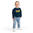 Vermont Toddler Sweatshirt - Retro Sun Vermont Toddler Crewneck Sweatshirt-18