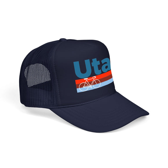Utah Trucker Hat - Foam Utah Bike Cap
