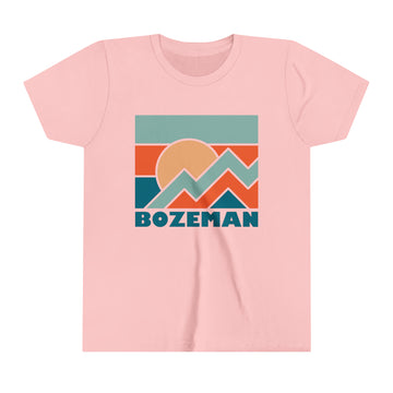Buy pink Bozeman, Montana Youth T-Shirt - Kids Bozeman Shirt