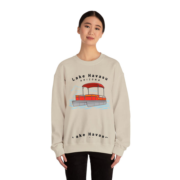 Lake Havasu, Arizona Sweatshirt - Pontoon Boat Sweatshirt