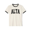 Alta, Utah Cotton Ringer Graphic Tee - Unisex Alta T Shirt, Vintage Style Tee, Men's/Women's Tee-2