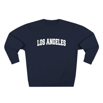 Buy navy Premium Los Angeles, California Retro Graphic Sweatshirt