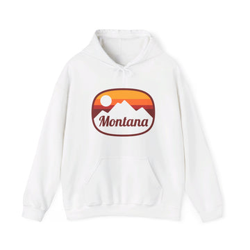Buy white Montana Hoodie - Retro Ombre Unisex Montana Hoodie Sweatshirt