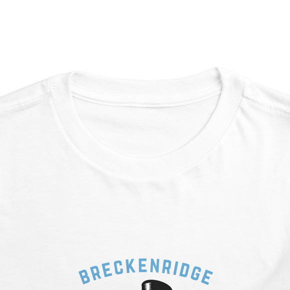 Breckenridge, Colorado Toddler Skiing Snowman Graphic Tee - Kids Breckenridge T-Shirt