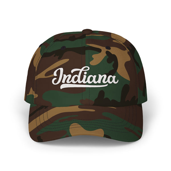 Indiana Dad Hat - Embroidered Indiana Classic Dad Cap