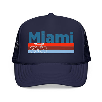 Kids Miami, Florida Trucker Hat Foam Bike - Youth Snapback