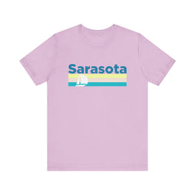 Buy lilac Sarasota, Florida T Shirt - Sailboat Graphic Tee