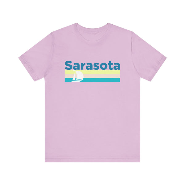 Sarasota, Florida T Shirt - Sailboat Graphic Tee