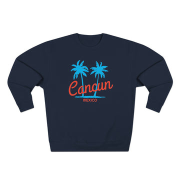 Buy navy Premium Cancun, Mexico Sweatshirt - Retro Unisex Sweatshirt