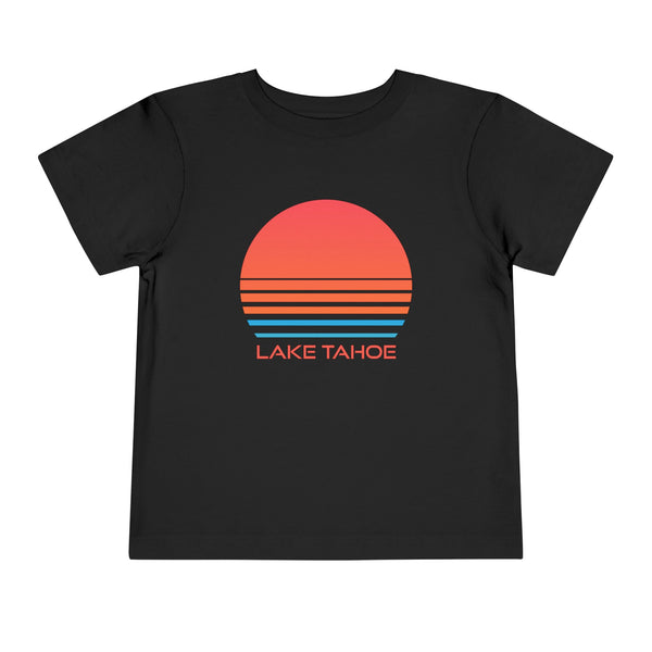 Lake Tahoe, California Toddler T-Shirt - Retro 80s Toddler Lake Tahoe Shirt