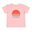 Kansas Toddler T-Shirt - Retro 80s Unisex Toddler Kansas Shirt-5