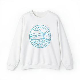 Vermont Sweatshirt - Unisex Distressed Vermont Sweatshirt