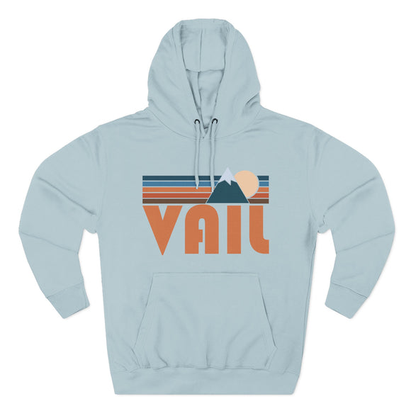 Vail, Colorado Hoodie - Retro Mountain Unisex Sweatshirt