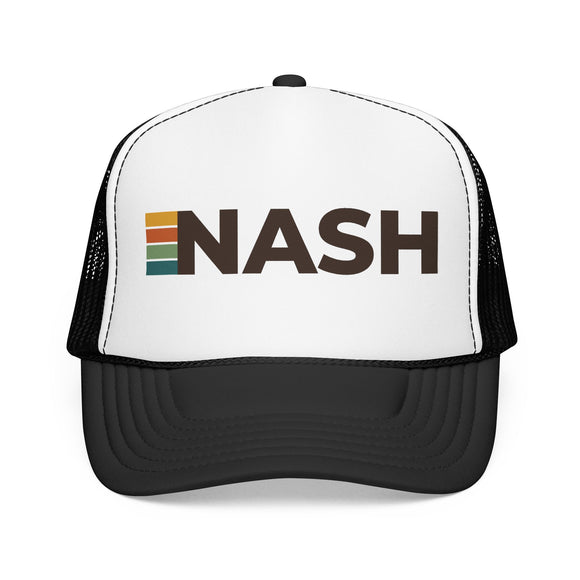 Nashville, Tennessee Trucker Hat - NASH Abbr retro cap