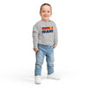 Idaho Toddler Sweatshirt - Retro Sun Idaho Toddler Crewneck Sweatshirt