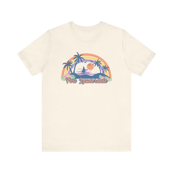 Fort Lauderdale, Florida T-Shirt - Retro Beach Unisex Fort Lauderdale Shirt