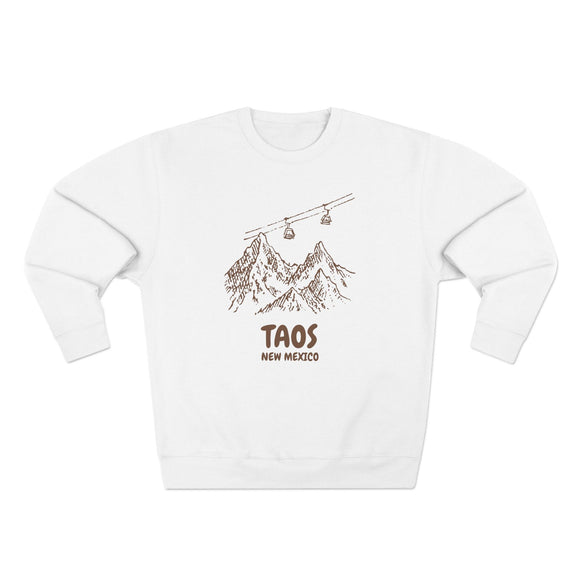 Premium Taos, New Mexico Gondola Ski Mountain Sweatshirt