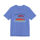 Flathead Lake T Shirt - Retro Pontoon Boat Flathead Lake Tee-4