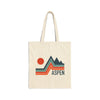 Aspen, Colorado Cotton Canvas Aspen Tote Bag