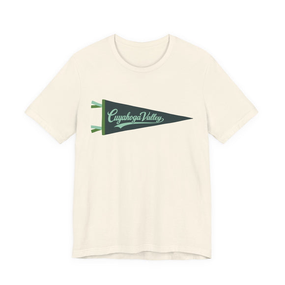 Cuyahoga Valley National Park Pennant T-Shirt — Vintage Camp Flag Tee