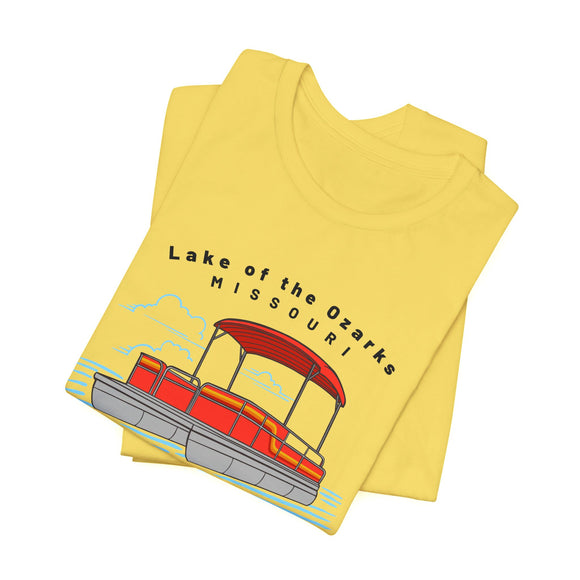 Lake of the Ozarks, Missouri T Shirt - Pontoon Boat Tee