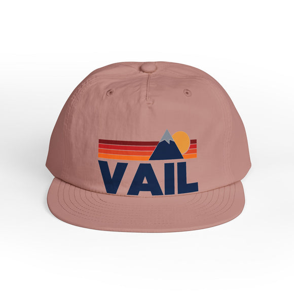 Vail, Colorado Mountain Surf Cap | Retro Light Weight Cap