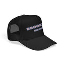 Brooklyn, New York Foam Trucker Hat - Retro Pastel Script Mesh Cap-7