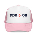 Portland, Oregon Retro Trucker Hat - Lightning Foam Cap-3