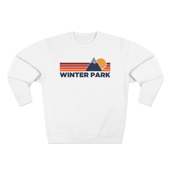 Premium Winter Park, Colorado Mountain Lines Graphic Sweatshirt