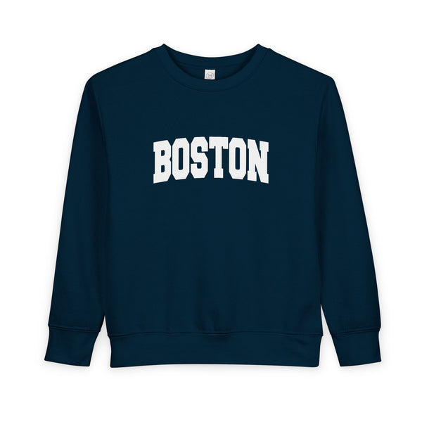 Boston, Massachusetts Toddler Sweatshirt - Boston Toddler Crewneck Sweatshirt