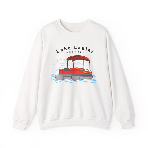 Lake Lanier, Georgia Sweatshirt - Pontoon Boat Sweatshirt