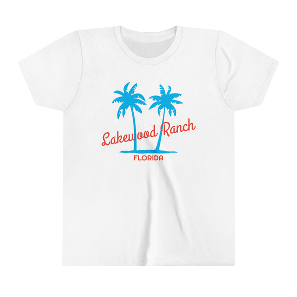 Lakewood Ranch, Florida Youth Shirt - Retro Palm Tree Lakewood Ranch Kid's T-Shirt