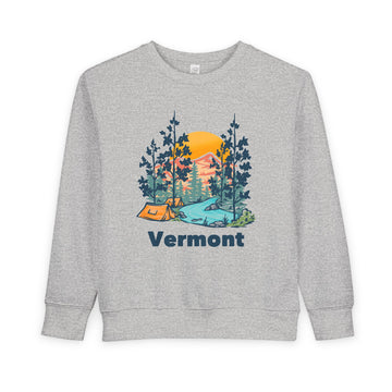 Vermont Toddler Sweatshirt - Vermont Toddler Crewneck Sweatshirt - 0