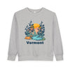 Vermont Toddler Sweatshirt - Vermont Toddler Crewneck Sweatshirt