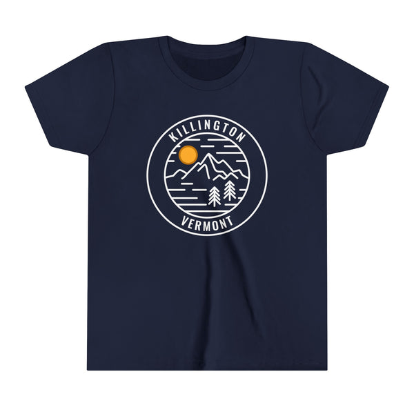 Killington, Vermont Youth Shirt - Retro Mountain Killington Kid's T-Shirt