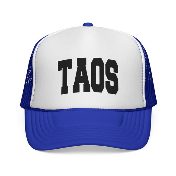 Taos, New Mexico Collegiate Style Trucker Hat