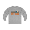 Utah Long Sleeve Shirt - Retro Unisex Utah Long Sleeve Tee