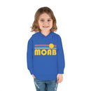Moab, Utah Toddler Hoodie - Retro Sunrise Unisex Moab Toddler Sweatshirt-8