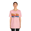 Big Sky, Montana Shirt - Mountain Sunset Unisex Big Sky T-Shirt-89