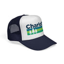 Charlotte, North Carolina Retro Trees Trucker Hat - Vintage Style Charlotte Cap-14