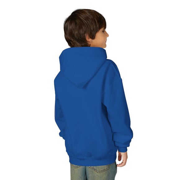 Vermont Youth Hoodie - Skiing Snowman Kids Vermont Hooded Sweatshirt
