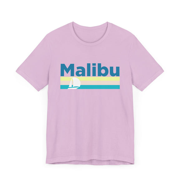 Malibu, California T Shirt - Sailboat Graphic Tee