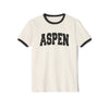 Aspen, Colorado Cotton Ringer Graphic Tee - Unisex Aspen T Shirt, Vintage Style Tee, Men's/Women's Tee