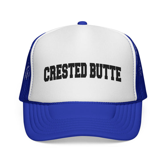 Crested Butte, Colorado Collegiate Style Trucker Hat