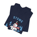 Stowe, Vermont T Shirt - Ski Snowman Graphic Tee-15