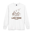 Lake Tahoe, California Long Sleeve T-Shirt - Ski Mountain Gondola-1