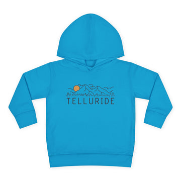 Buy turquoise Telluride, Colorado Toddler Hoodie - Unisex Telluride Toddler Sweatshirt