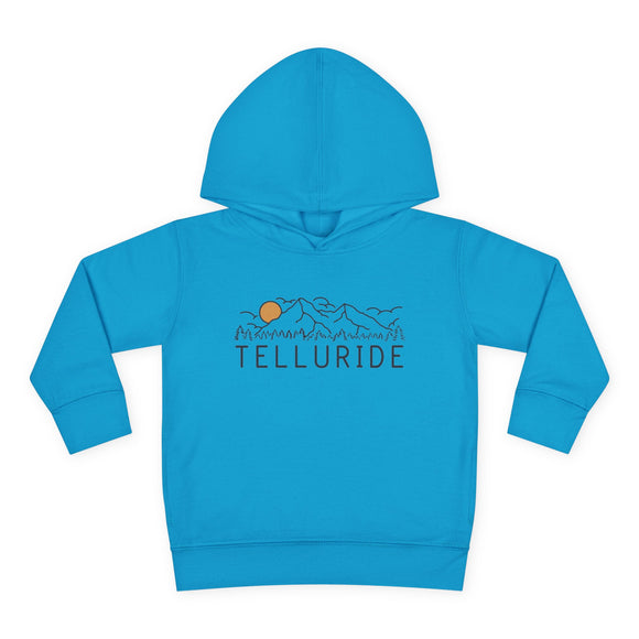 Telluride, Colorado Toddler Hoodie - Unisex Telluride Toddler Sweatshirt