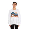 Golden, Colorado Sweatshirt Retro Mountains, Golden Unisex Graphic Crewneck